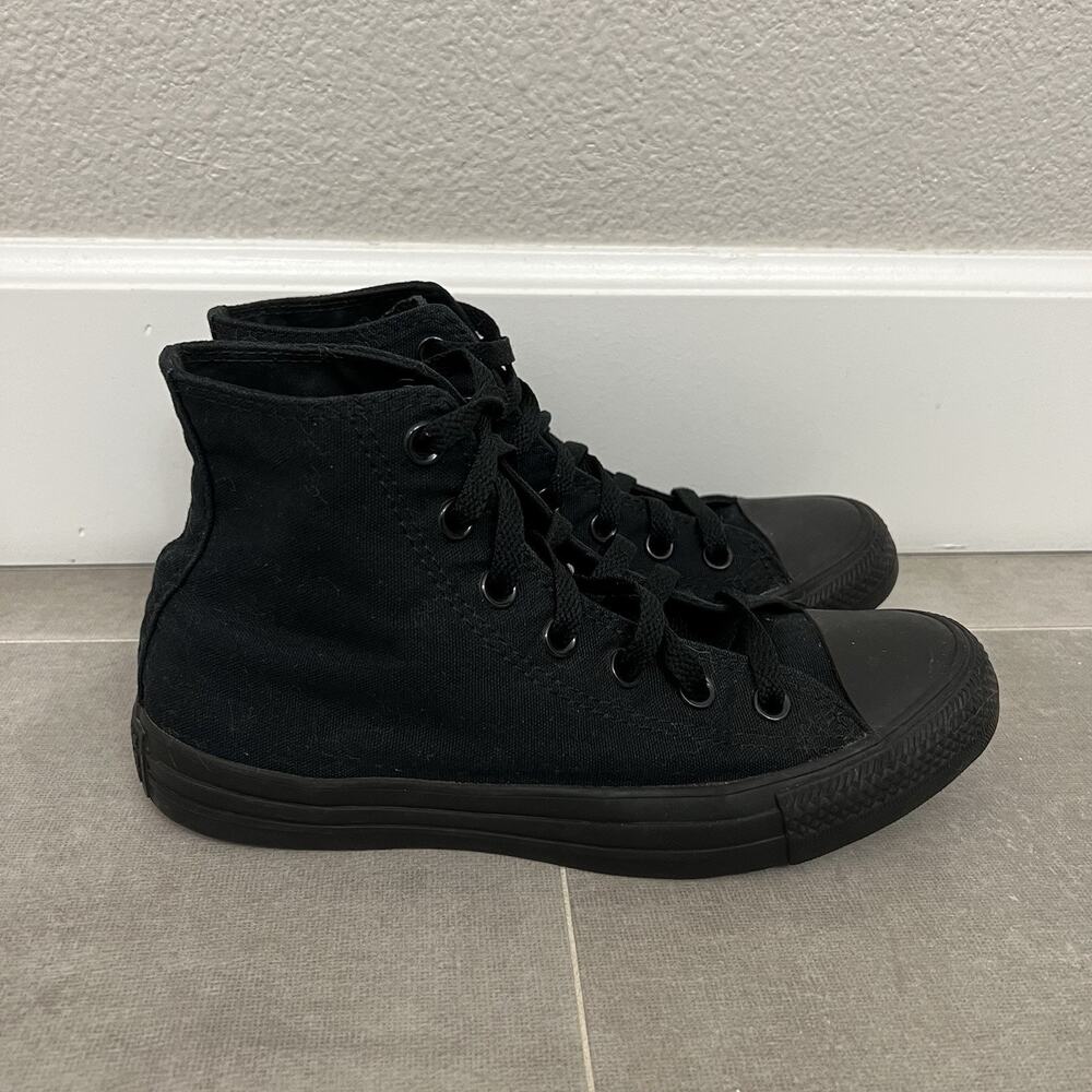 Converse Chuck Taylor All Star Mens 6/Womens 8 Black Casual High Top Shoes